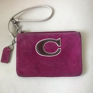 Coach Wristlet in Fuchsia